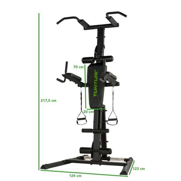 Fitness PT80 Power Tower - Pull up station - Dip station - Sit up
