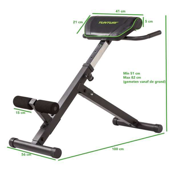 Fitness CT40 Rugtrainer - Hyperextensie bank - Roman Chair