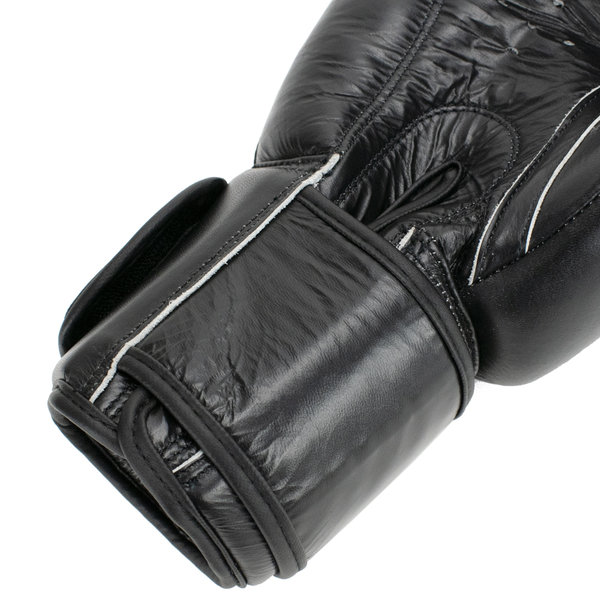 Boksen Super Pro Combat Gear Boxer Pro Bokshandschoenen Klittenband Zwart/Wit