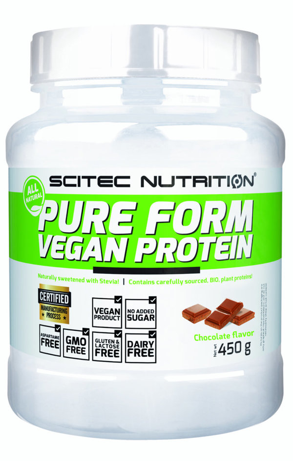 Scitec Pure Form Vegan Protein 450 gram