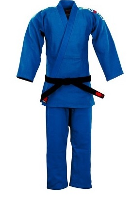 Essimo judo slim fit blauw